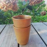 Set of sandstone cups