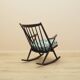 Reenskaug Rocking Chair for Bramin, Black Teak, 1960s