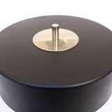 Designer desk lamp 1950, lacquered metal and chrome.