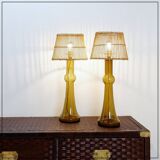 Paire de lampes de table en verre par Nanny Still pour Raak, Pays-Bas, anné