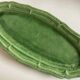 Dieulefit XXXL glazed earthenware dish with fluting 1950
