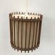 Wooden pendant lamp and Scandinavian-style fabric