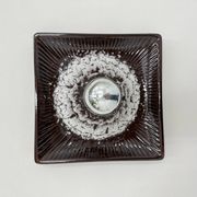 Applique/plafonnier en céramique design ouest-allemand, années 1970