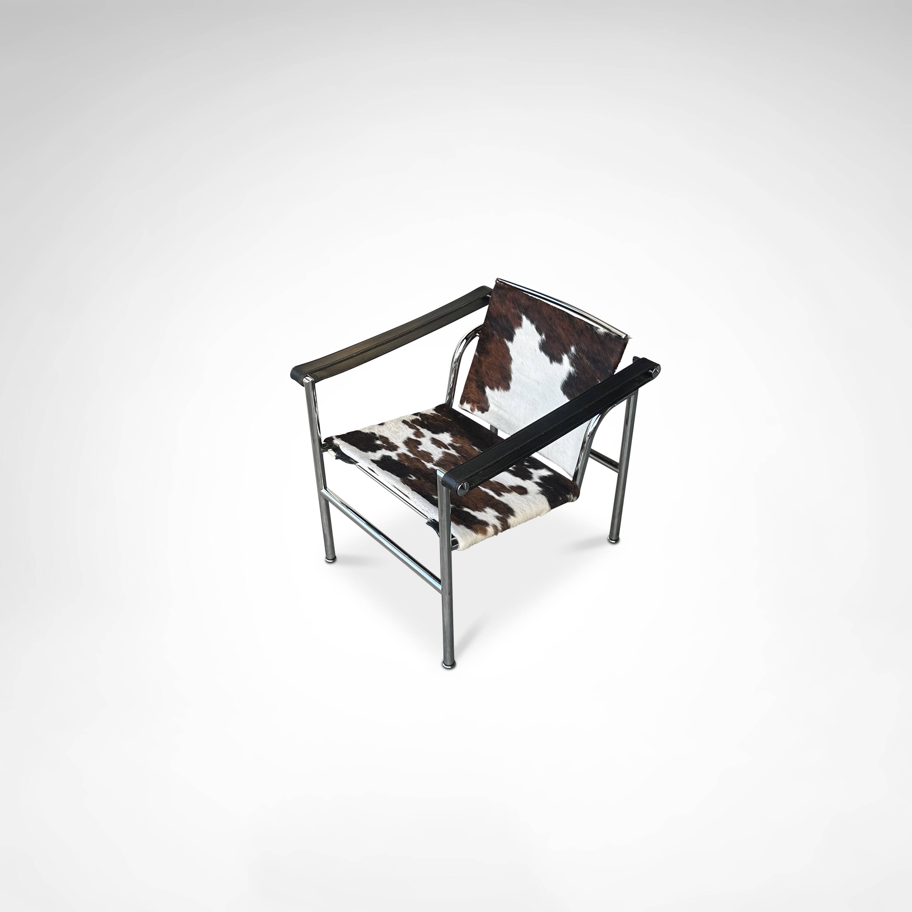 LC1 ponyskin armchair by Le Corbusier et al for Cassina 1980s