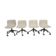 4 Cataifa 46 office chairs by Arper