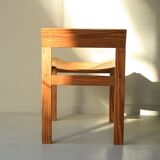 Paire de chaises en bois