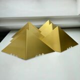 Set of 6 J.T. Kalmar Brass Wall Lamps