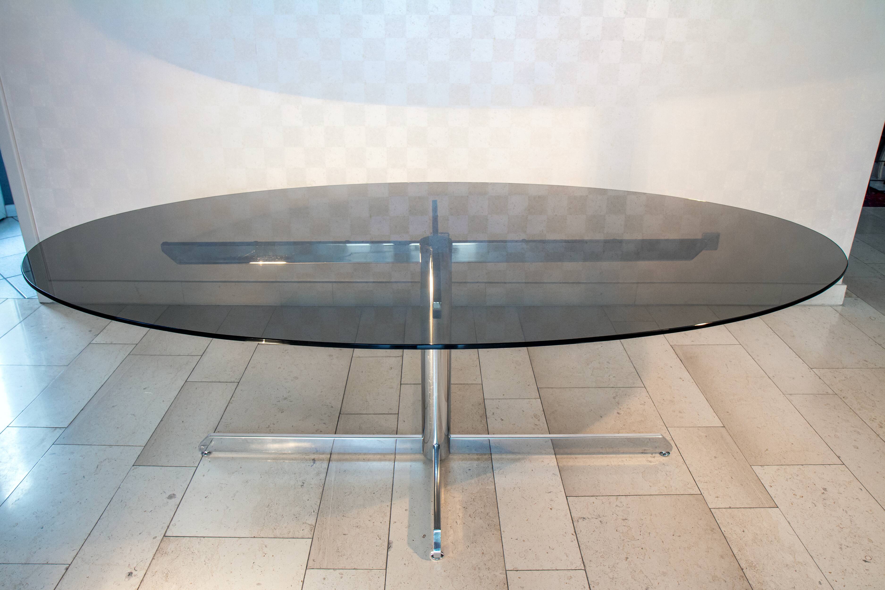 Roche Bobois dining table, attributed to Florence Knoll, 1970s