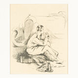 L'Automobile et la Femme, Heliogravure on Paper, 82 x 38 cm