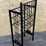Magazine rack from Wiener Werkstätte Austria made of mahogany & brass around 1900