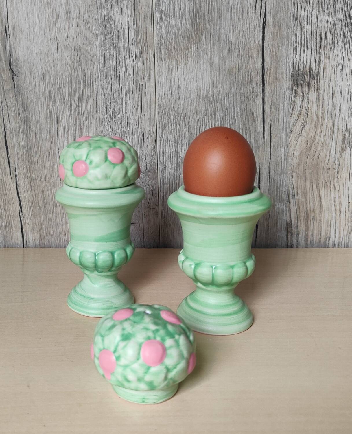 Villeroy & Boch egg cups and salt shakers