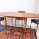 1960s/70s-style teak dining table by ASKO, with a retro vintage design.