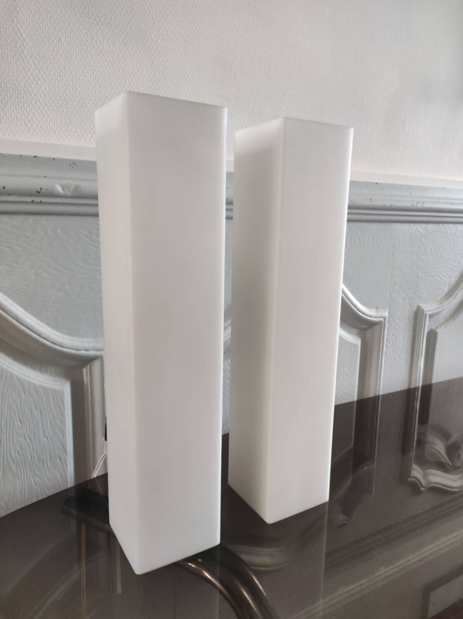 Pair of Staff Leuchten wall lights from the 1960s.
