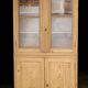 Beautiful patinated pine bookcase (circa 1900).