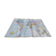 Laminated world map by P. Serryn 1972