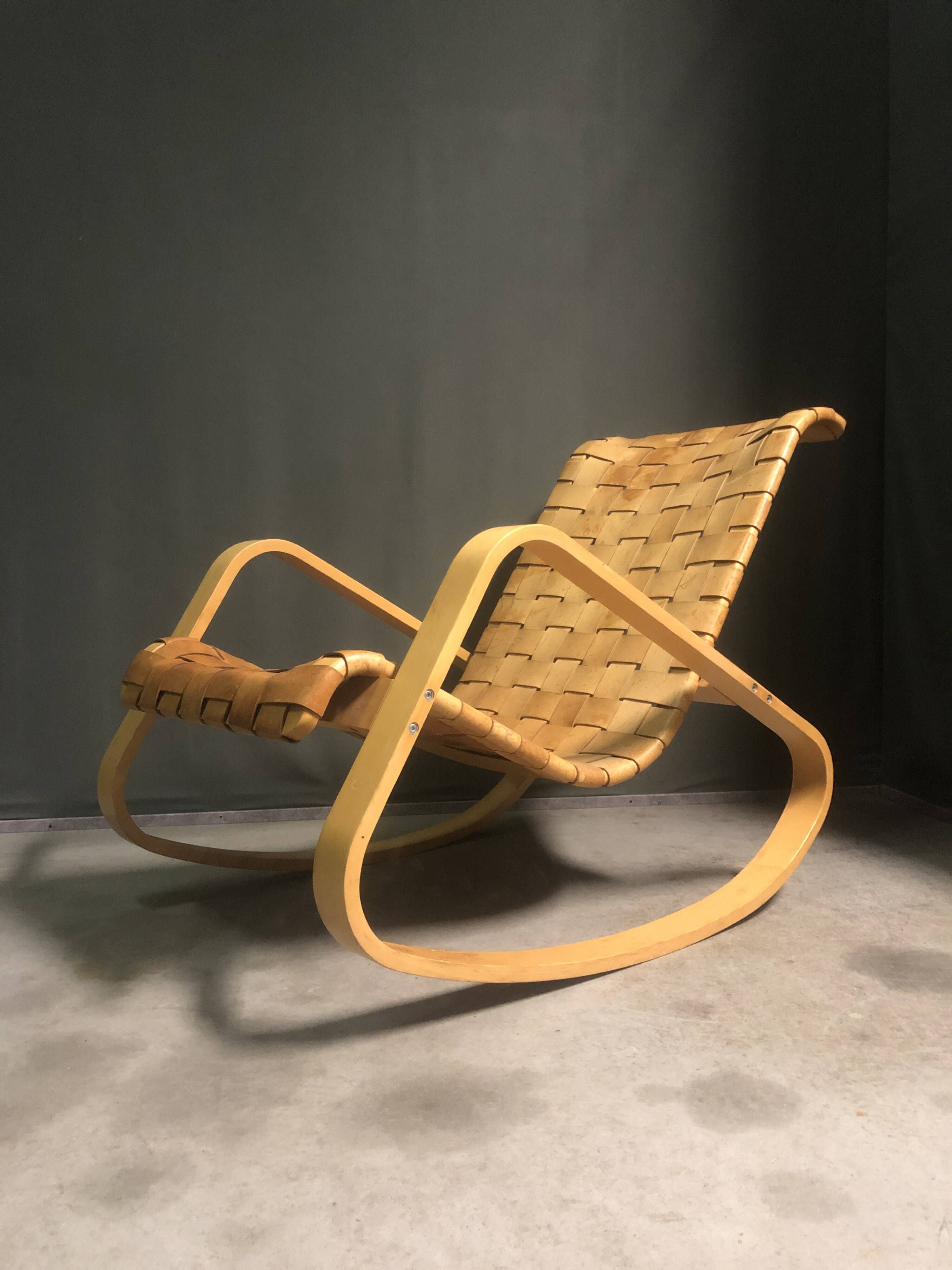 Dondolo lounge chair by luigi crassevig for crassevig, 1970s