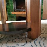 Old wooden art deco table