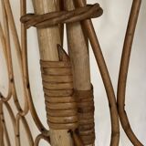 Vintage rattan screen