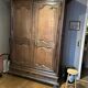 19th century Norman oak wardrobe