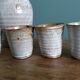 Pichet et 4 verres en grès émaillé signé, Aizenay Vendée