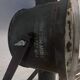 Industrial spotlight floor lamp on tripod PZO STG 4, Poland, 1970s