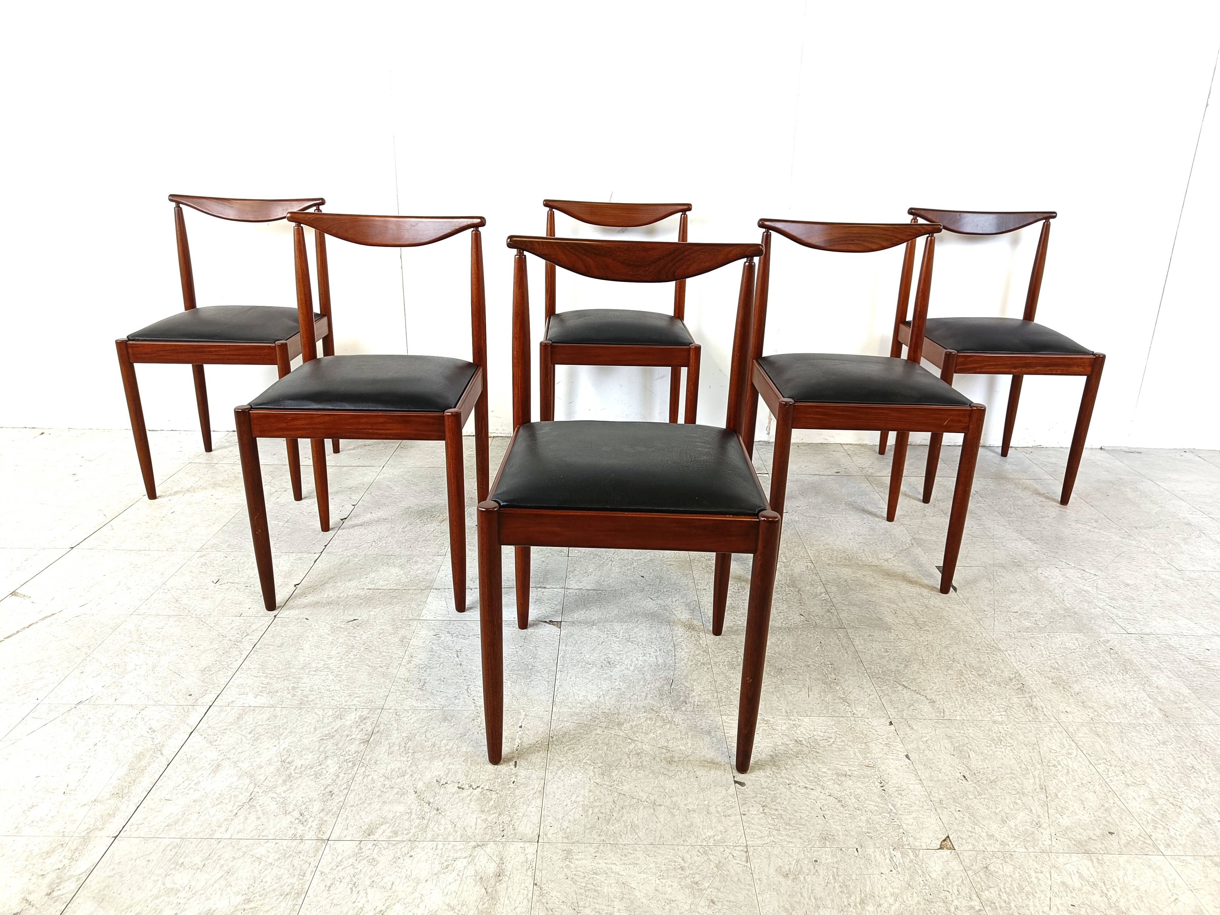 Mid century scandinavian dining chairs, 1960s