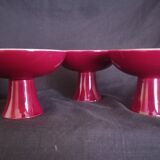 Set of 4 foot cups in Sèvres ceramic