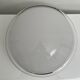 Plafonnier vintage en verre opalin Saturne Leucos 1970 Italie Diamètre 39