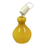 Orange opaline chandelier circa 1970