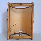 Vintage bamboo wall light