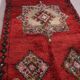 Burgundy Vintage Moroccan Rug 160 x 350 cm - Berber Wool Rug - Handmade rug