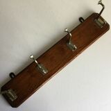 Coat rack 4 hooks art deco