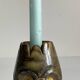 Alabaster stone candle holder made in italy vintage