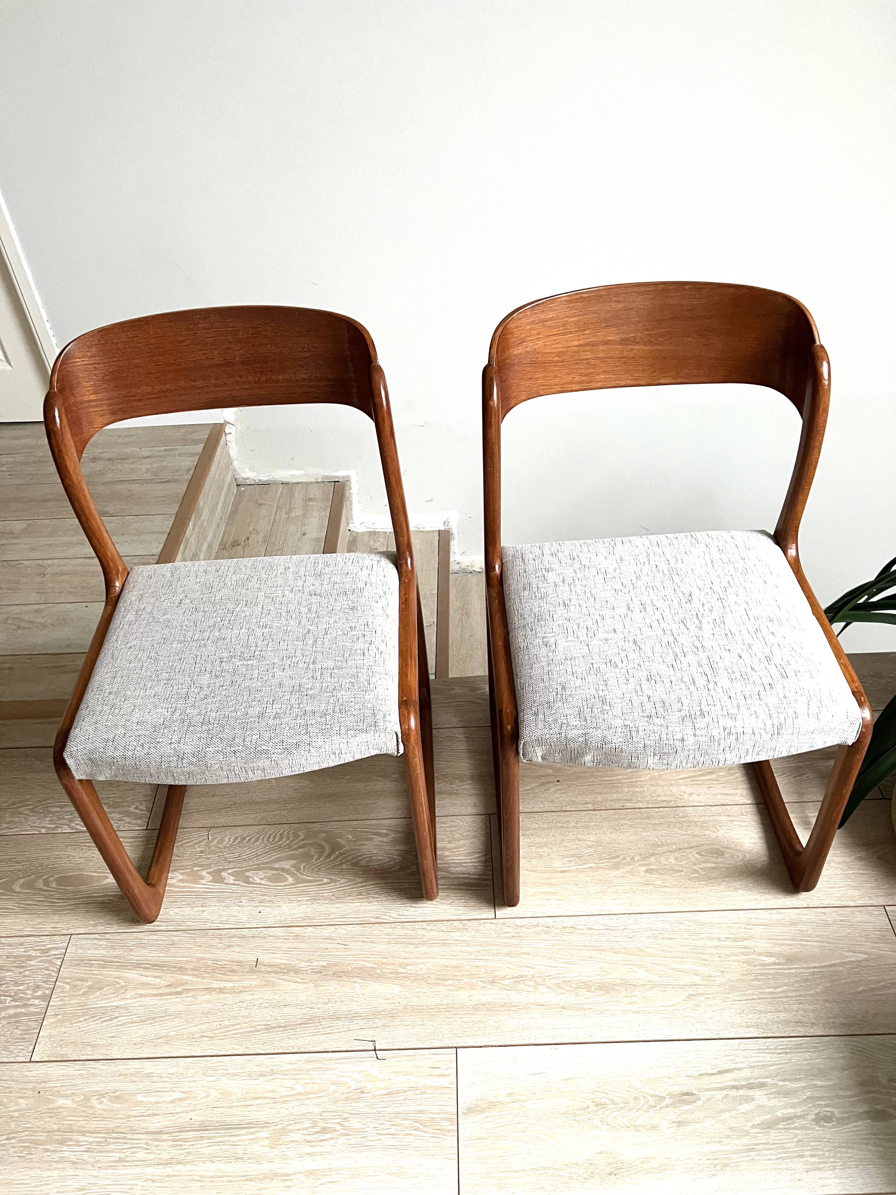 Baumann sled chairs