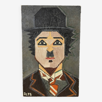 Charlie Chaplin canvas