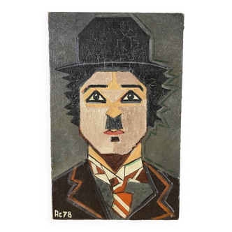 Charlie Chaplin canvas