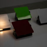 Set of four French wall lamps