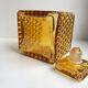 Amber whisky decanter 70s