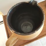 Pitcher in glazed earth