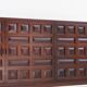 Vintage Spanish brutalist sideboard credenza