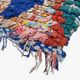 Colorful Boucherouite Rag Rug - 259 x 106 cm