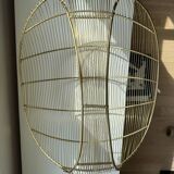 Gold metal magazine rack