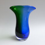 Murano Italy 1960's two-coloured vase