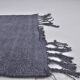 Tapis en chanvre noir vintage sku3956