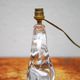 Daum France crystal lamp, vintage lamp, sculptural lamp