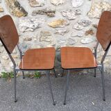 Pair of chairs formica supermatic