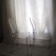 Pair of stackable chairs Victoria Ghost by Philippe Starck, Kartell