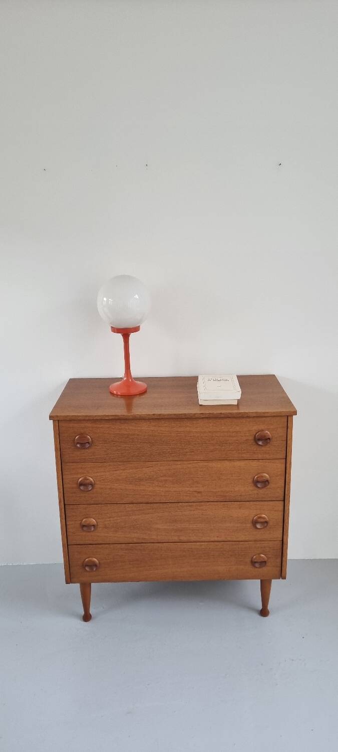 Teak chest of drawers 1960