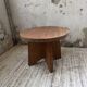 Constructivist gueridon 1950 mahogany
