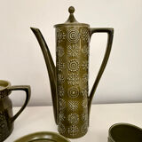 Coffee/tea service "Totem" Portmeirion – Susan Williams-Ellis – Green O